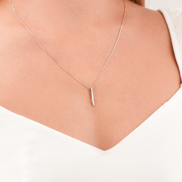 Золота підвіска з фіанітом Tesori 31720/02/1/4204