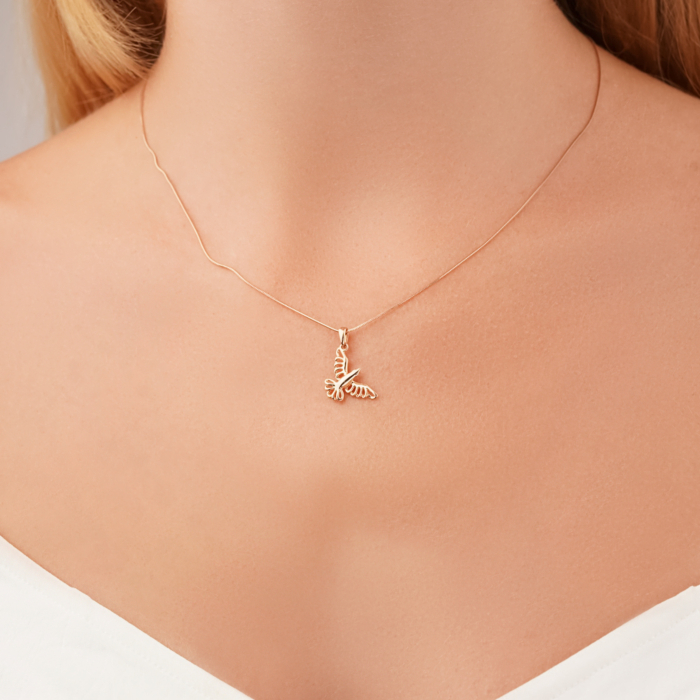 Золота підвіска без вставки 32819/01/0