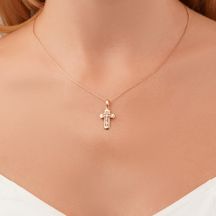 Золотой крестик 32060-1/08/1