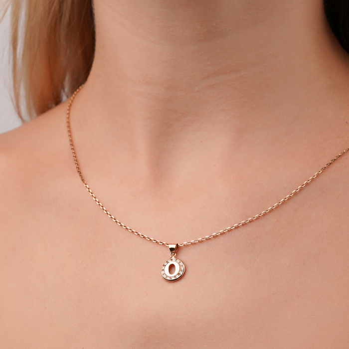 Золота підвіска-літера