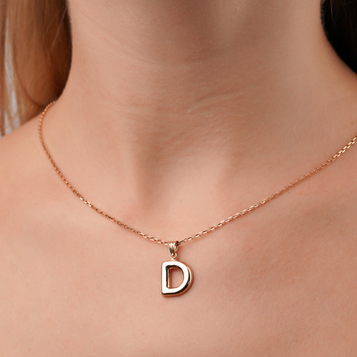 Золота підвіска-літера