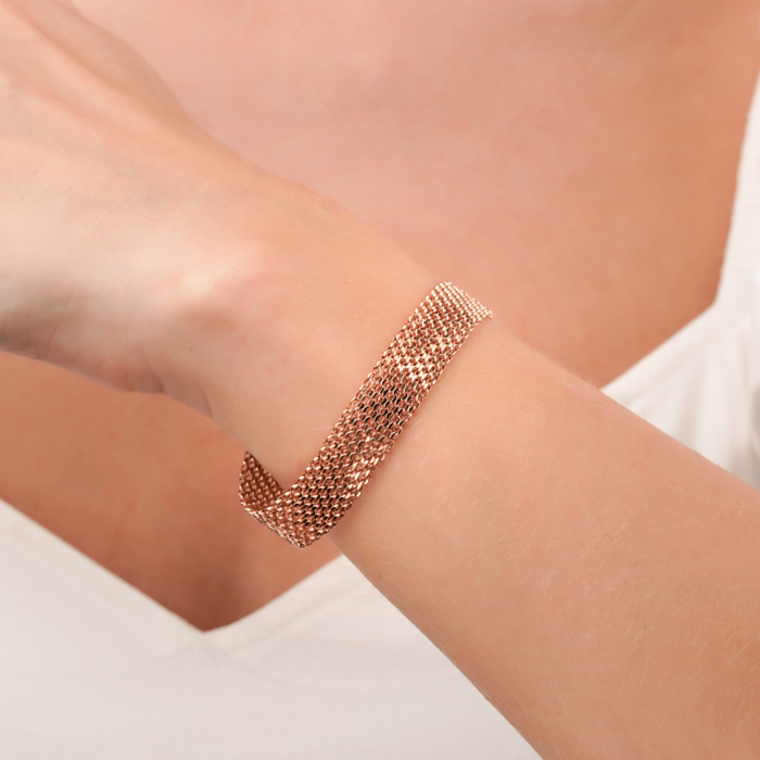 Золотий браслет без вставки P-2921-B/01