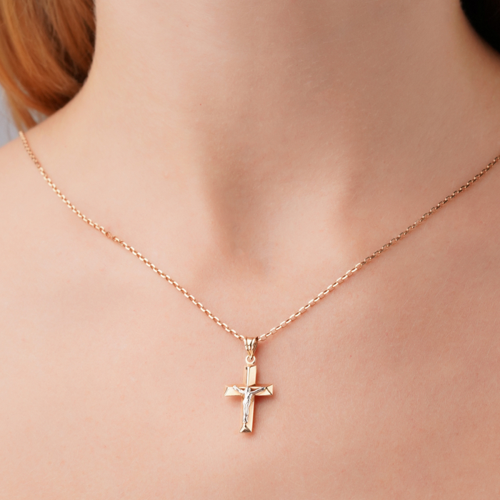 Золотий хрестик P-253-P/14