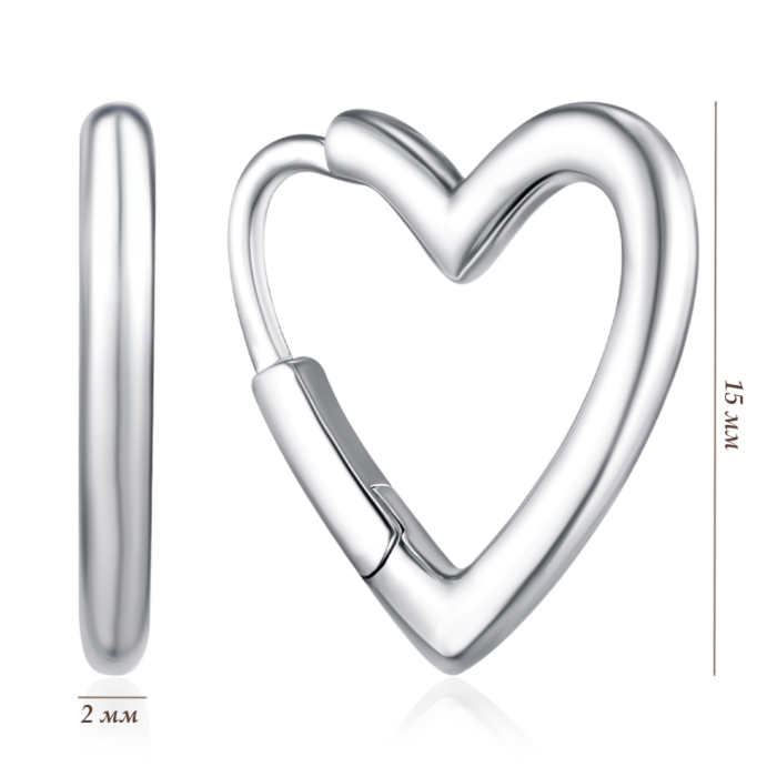 Срібні сережки. Артикул DSZE044-E/12