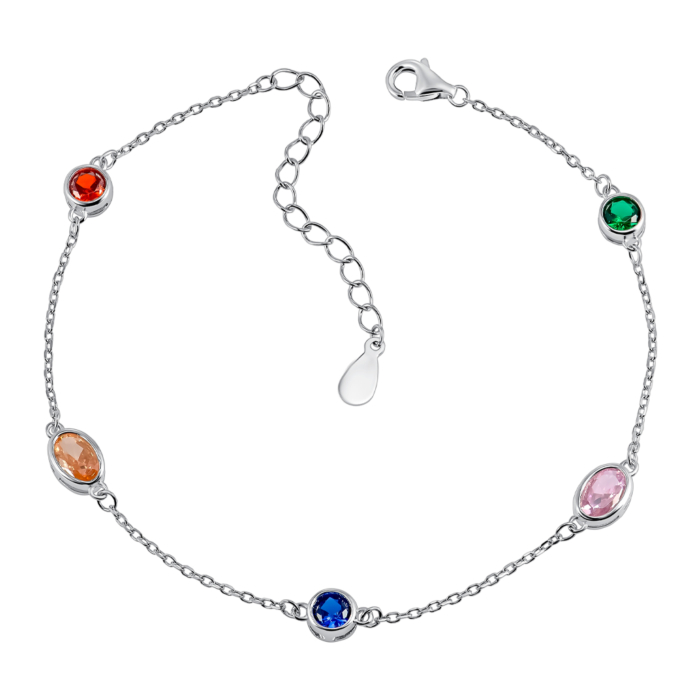 Серебряный браслет с фианитами. Артикул DY150141-S-W-HD-B/12/21000