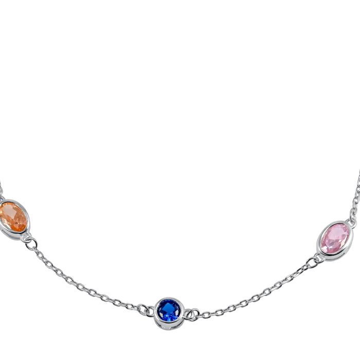 Серебряный браслет с фианитами. Артикул DY150141-S-W-HD-B/12/21000