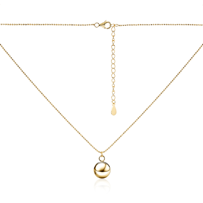 Серебряное колье. Артикул DY190122-S-G-NA-K/20