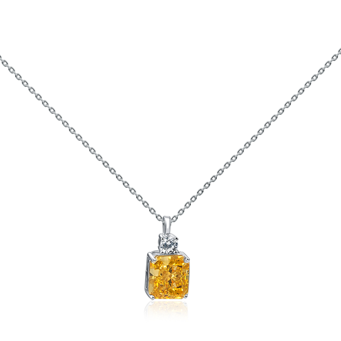 Серебряное колье. Артикул DY190154-S-W-HB-K/12/2954