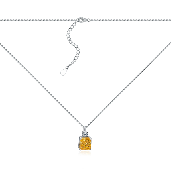 Серебряное колье. Артикул DY190154-S-W-HB-K/12/2954