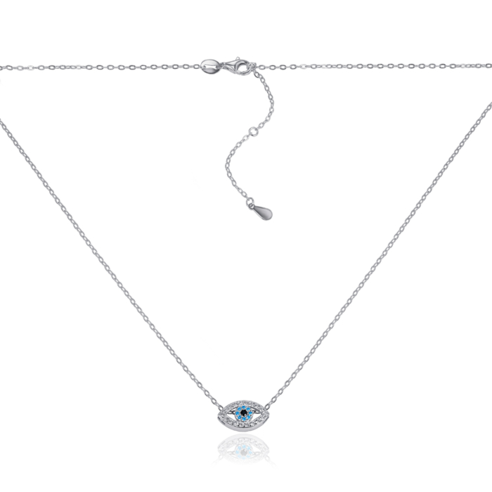 Серебряное колье с фианитами. Артикул DY190474-S-W-HD-K/12/3282