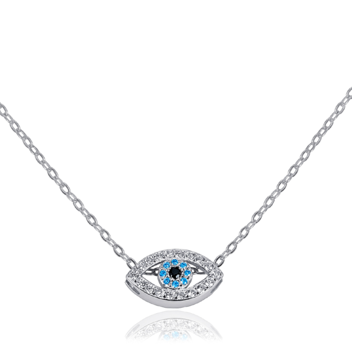 Серебряное колье с фианитами. Артикул DY190474-S-W-HD-K/12/3282