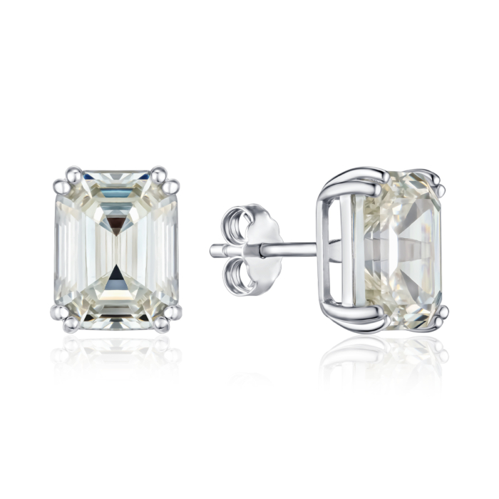 Серебряные серьги. Артикул DY1D0095-S-W-WH-E/12/1