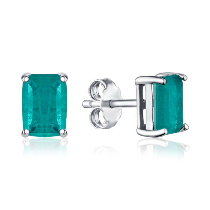 Срібні сережки. Артикул DY1D0191-S-W-GN-E/12/10