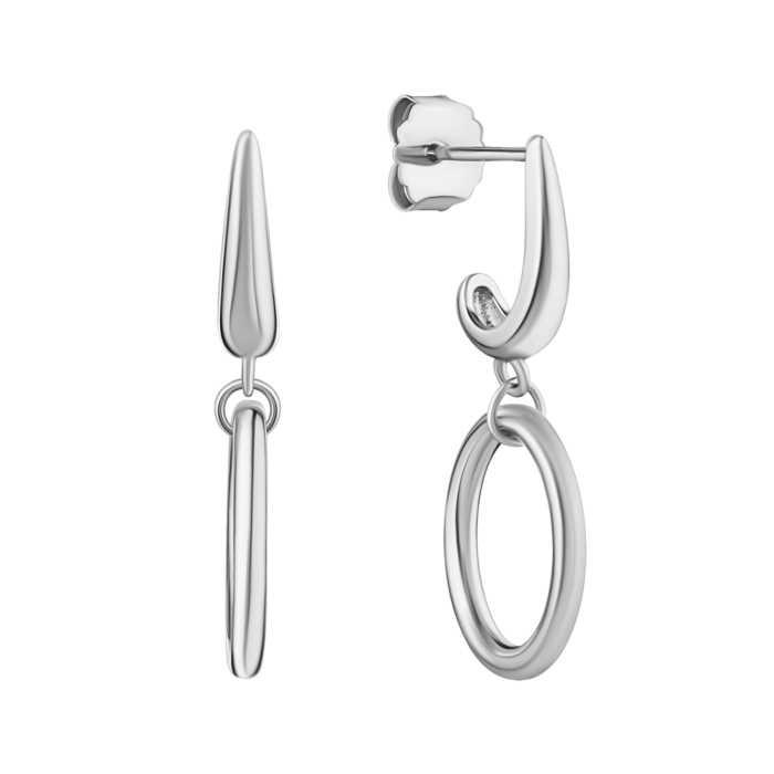 Серебряные серьги-подвески. Артикул UG5E0064