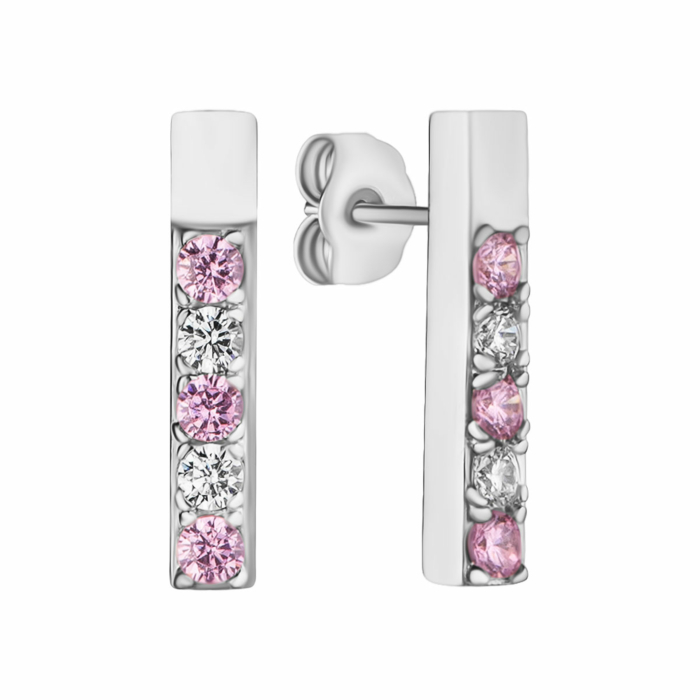 Срібні пусети з фіанітами. Артикул UG5E37614 роз