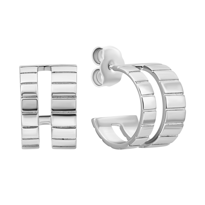 Серебряные пуссеты. Артикул UG5E37892