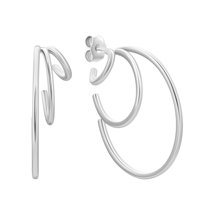 Серебряные пуссеты. Артикул UG5E38020