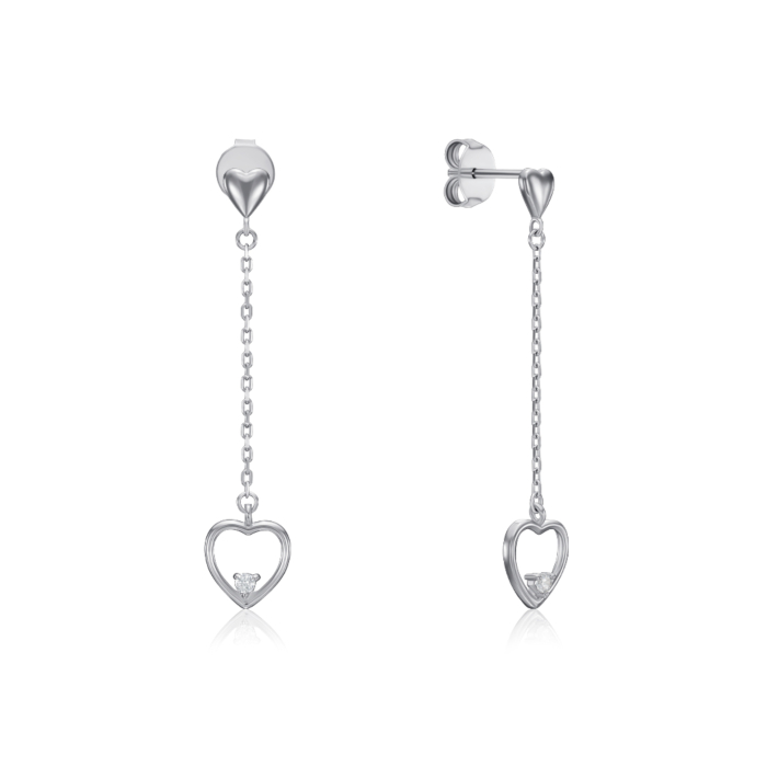 Серебряные серьги. Артикул EA60462-E/12/1