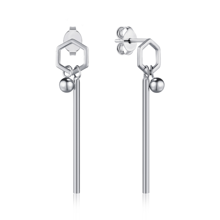 Серебряные серьги. Артикул EA6271-E/12