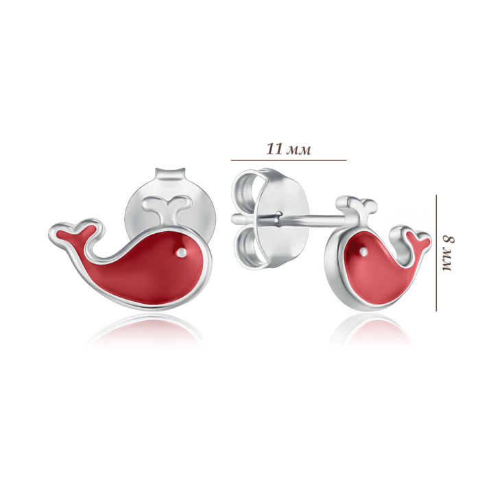 Срібні сережки. Артикул EA63497-E/12/392