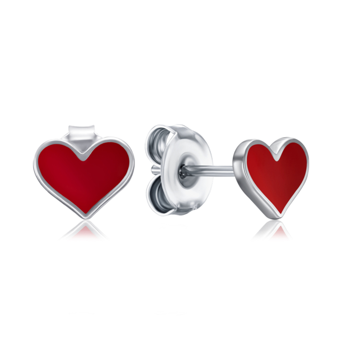 Серебряные серьги с эмалью. Артикул EA63529-E/12/392