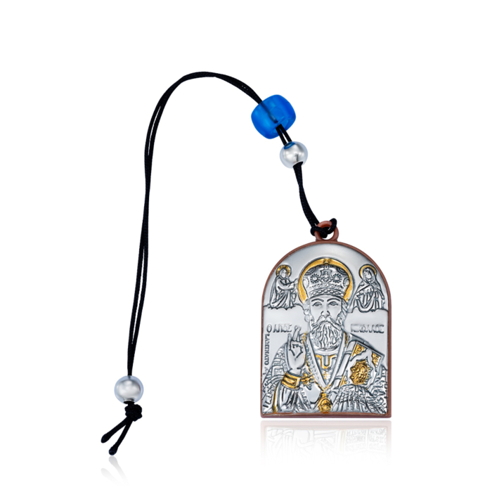 Срібна ікона в авто. Артикул EK0-009PBG/2