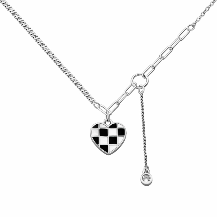 Срібне кольє з емаллю. Артикул UG5EN02569