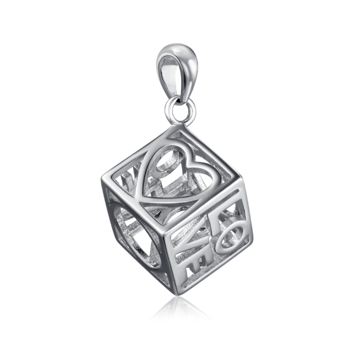Срібна підвіска. Артикул EP00012-P/12