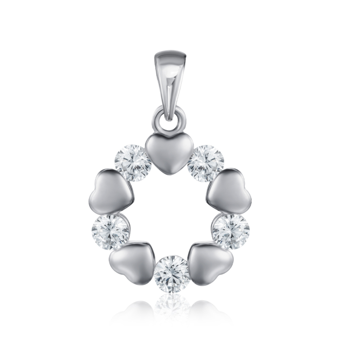 Срібна підвіска. Артикул EP00102-P/12/1