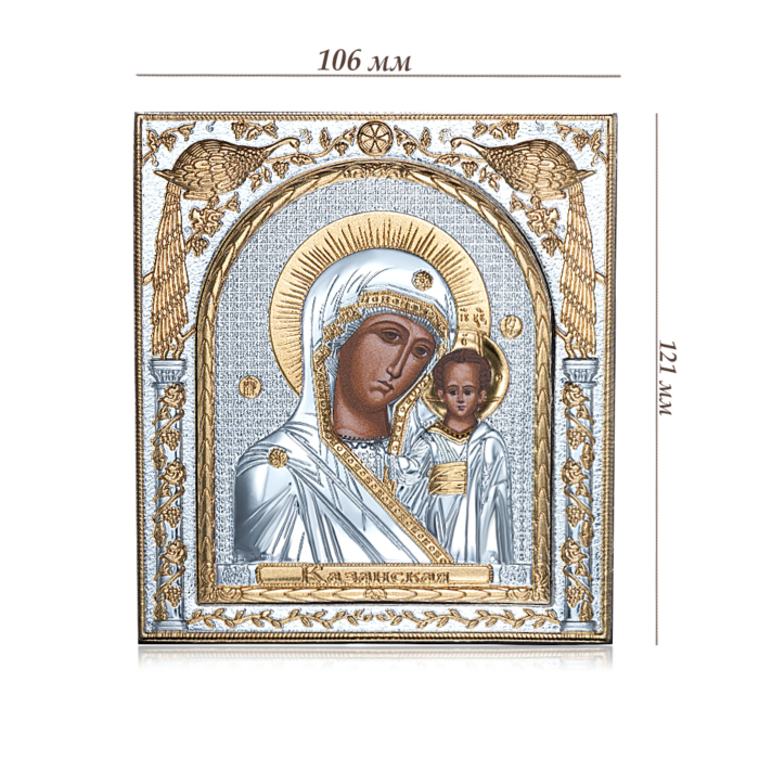 Срібна ікона. Артикул EP513-004XM