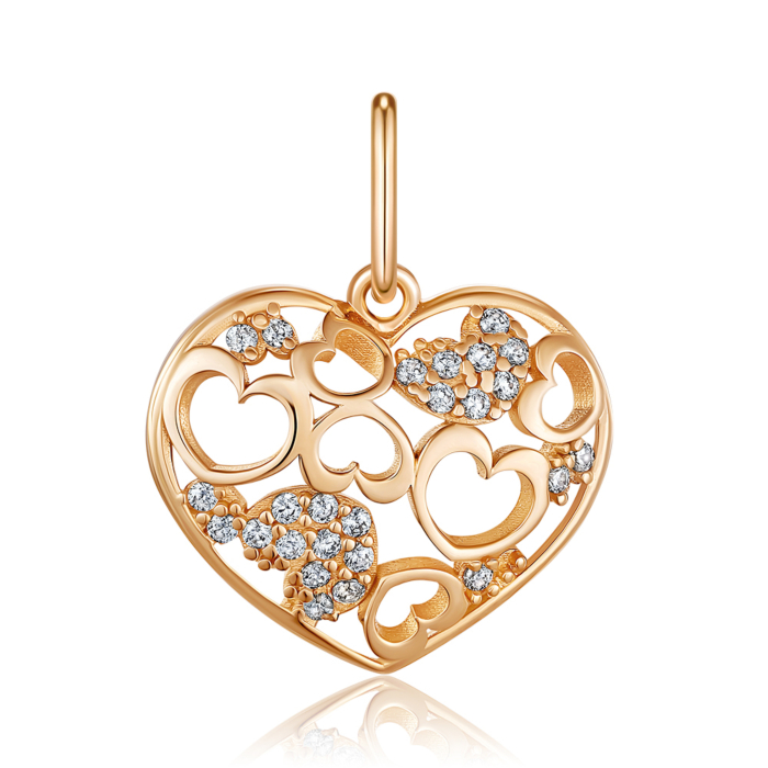 Золота підвіска. Артикул F-1127-P/01/1