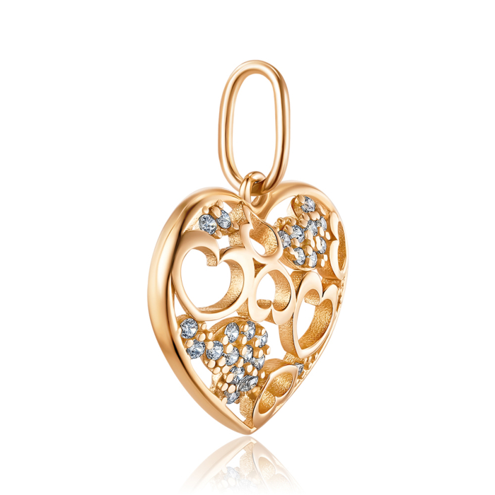 Золота підвіска. Артикул F-1127-P/01/1