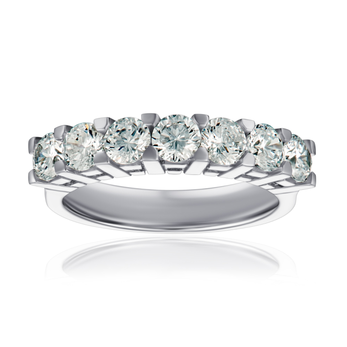 Серебряное кольцо с фианитами. Артикул F-169-R/12/1