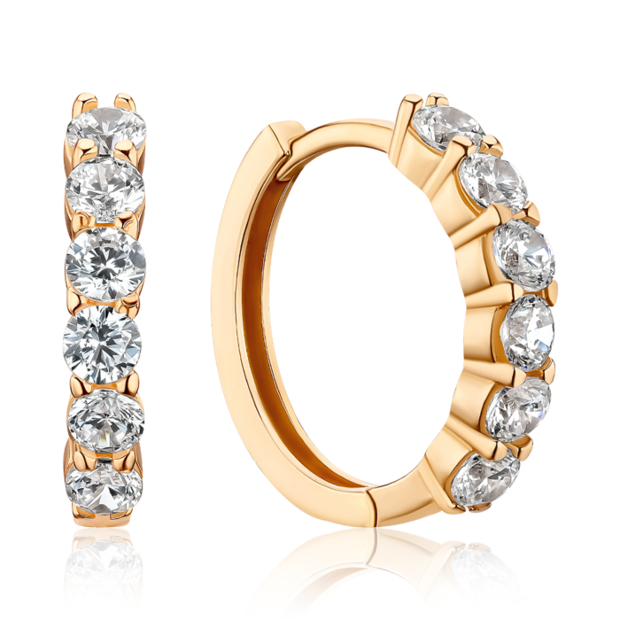 Золоті сережки. Артикул F-2666-E/01/1