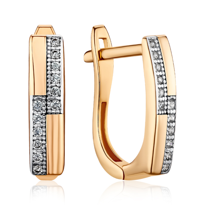 Золоті сережки. Артикул F-2710-E/01/1