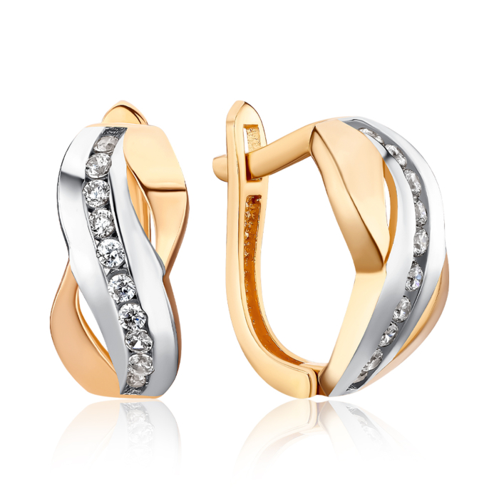 Золоті сережки. Артикул F-2711-E/01/1