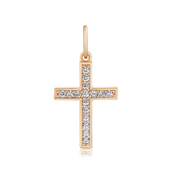 Золотий хрестик. Артикул F-2773-P/01/1