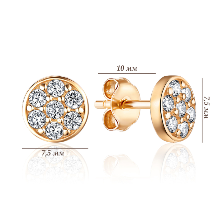 Золоті сережки. Артикул F-2803-E/01/1