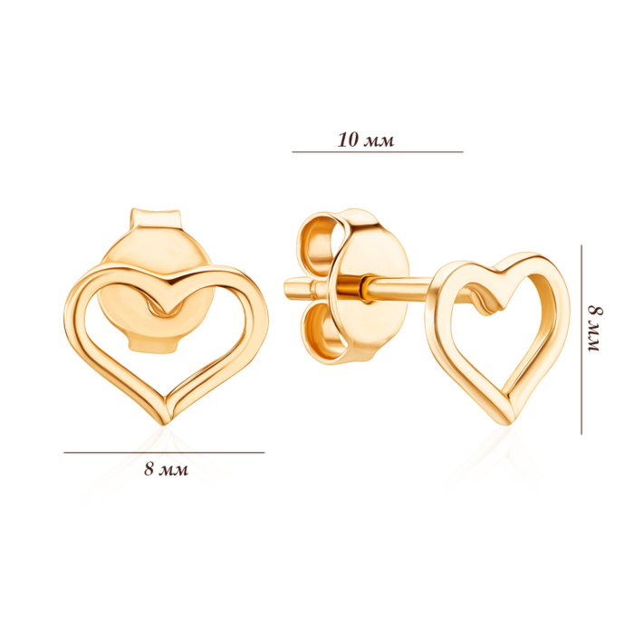 Золотые серьги. Артикул F-2829-E/01