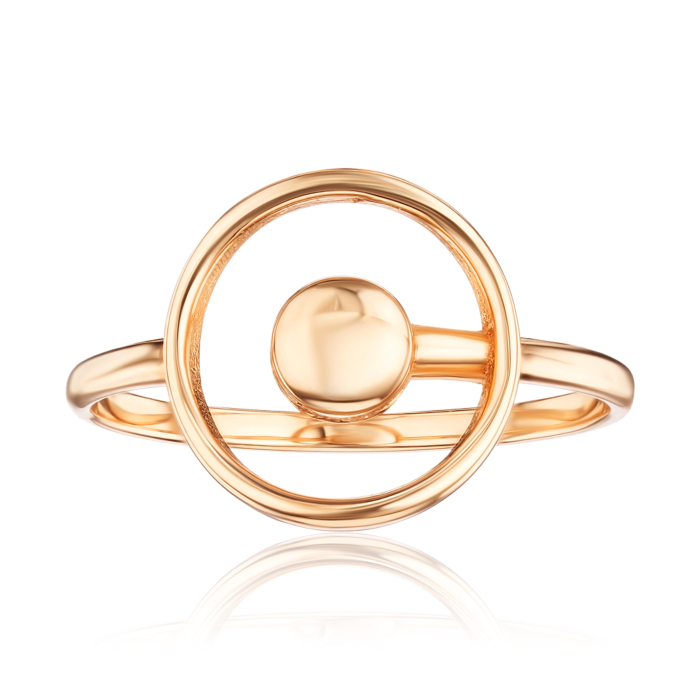 Золота каблучка без вставки F-2836-R/01