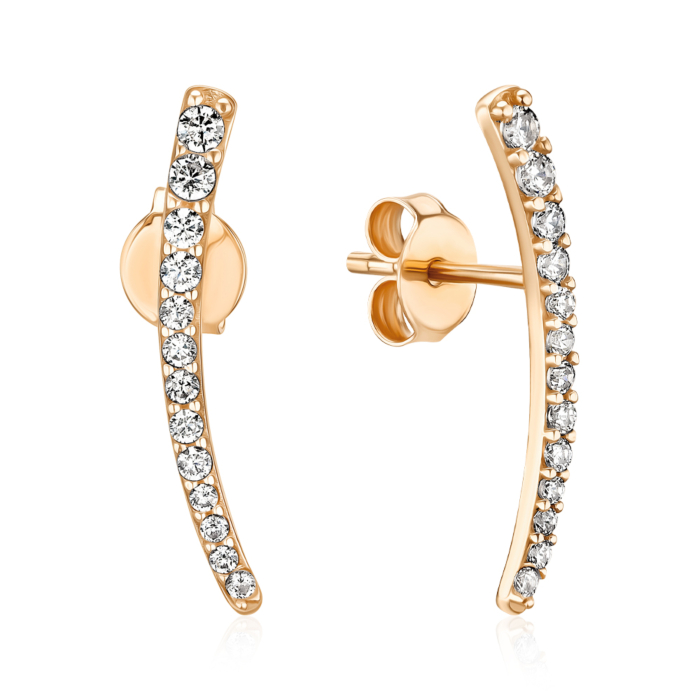 Золотые серьги. Артикул F-2839-E/01/1