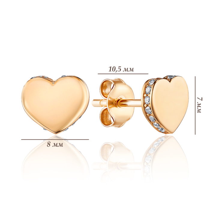 Золотые серьги. Артикул F-2848-E/01/1