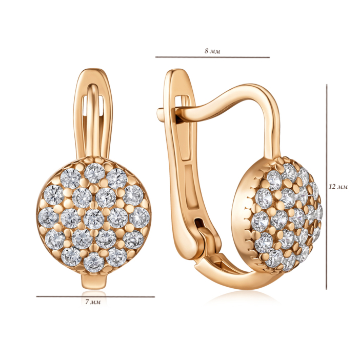 Золоті сережки. Артикул F-291-E/01/1