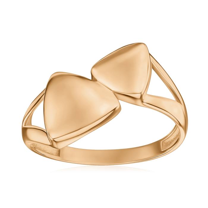 Золота каблучка без вставки F-388-R/01