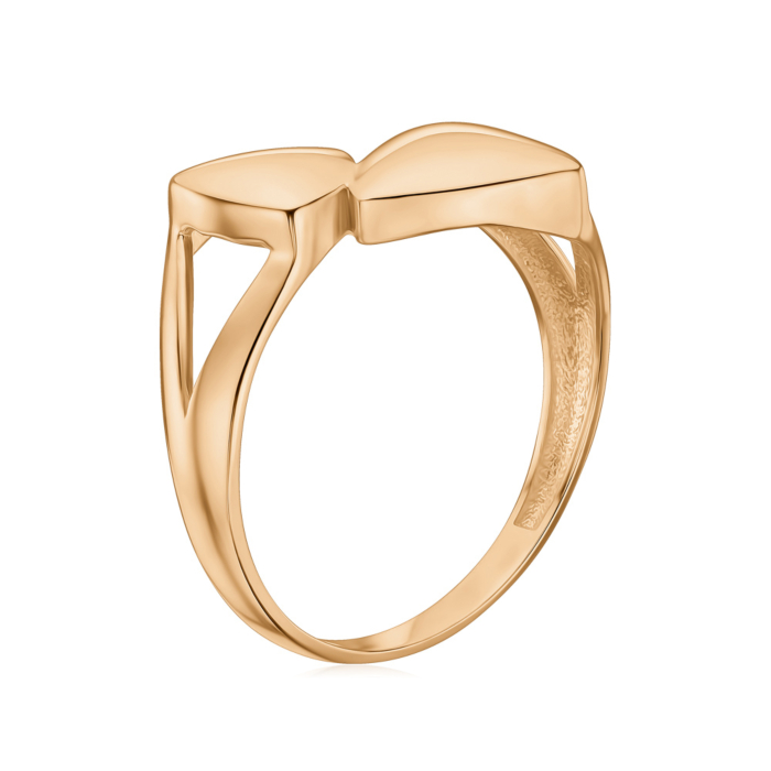 Золота каблучка без вставки F-388-R/01