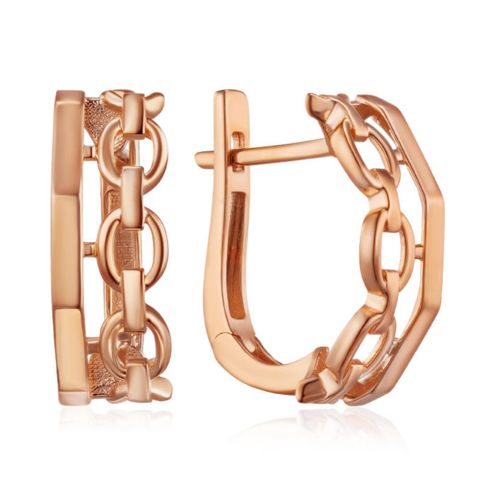 Золотые серьги. Артикул F-379-E/01