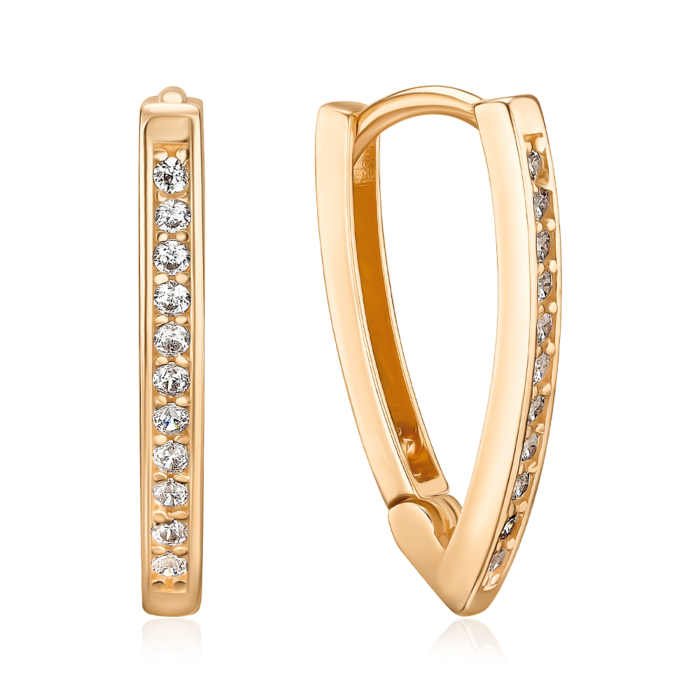 Золотые серьги. Артикул F-765-E/01/1