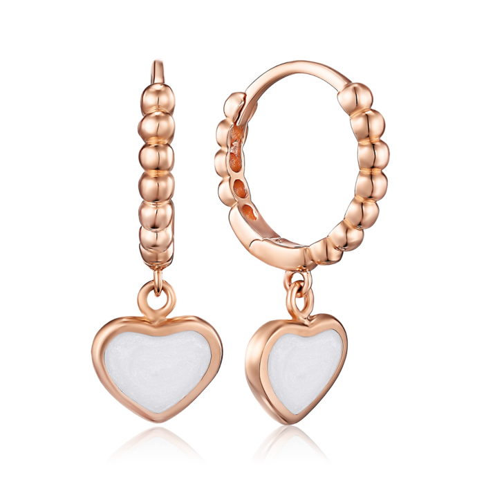 Золоті сережки з перламутром. Артикул F-814-E/01/1101