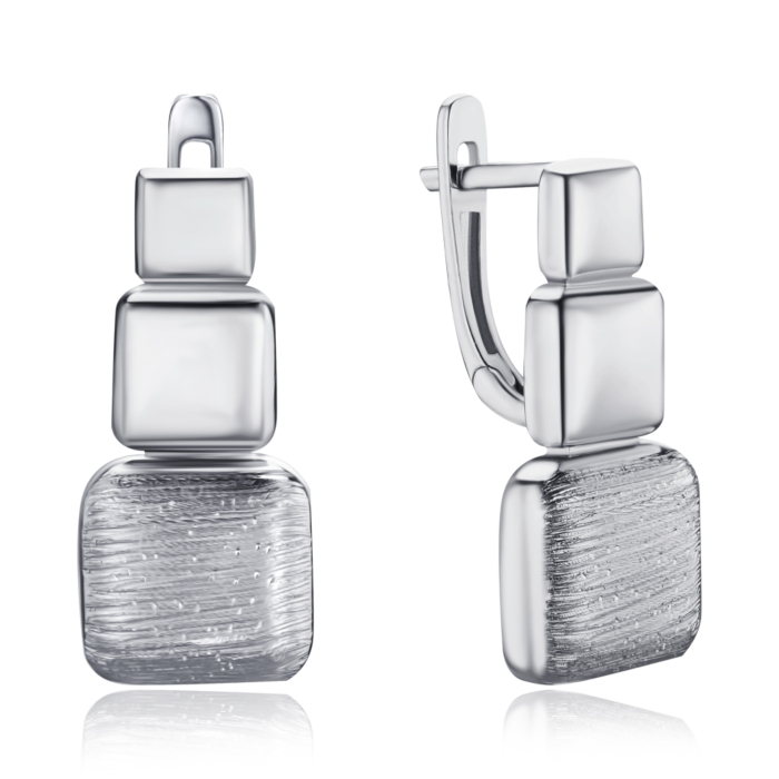 Золоті сережки без вставки F-K-2521-E/02