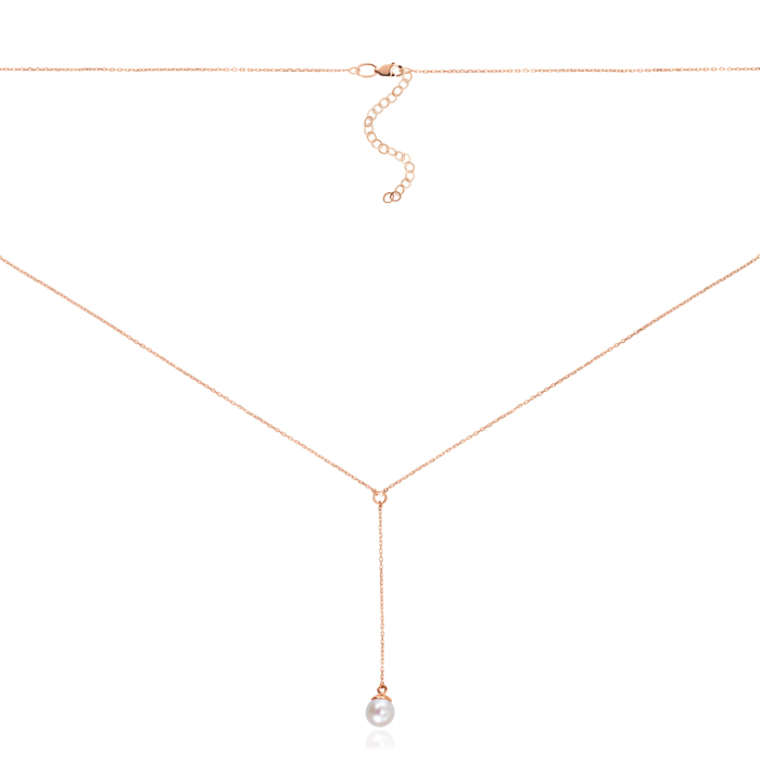 Золоте кольє з перлиною. Артикул F-K-2547-K/01/1779